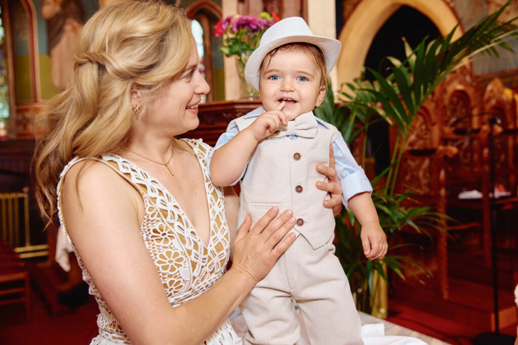 Filippos’ Christening at St. Michael’s Orthodox Church, London