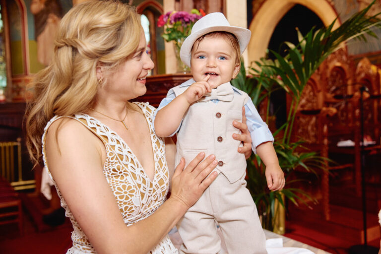 Filippos’ Christening at St. Michael’s Orthodox Church, London