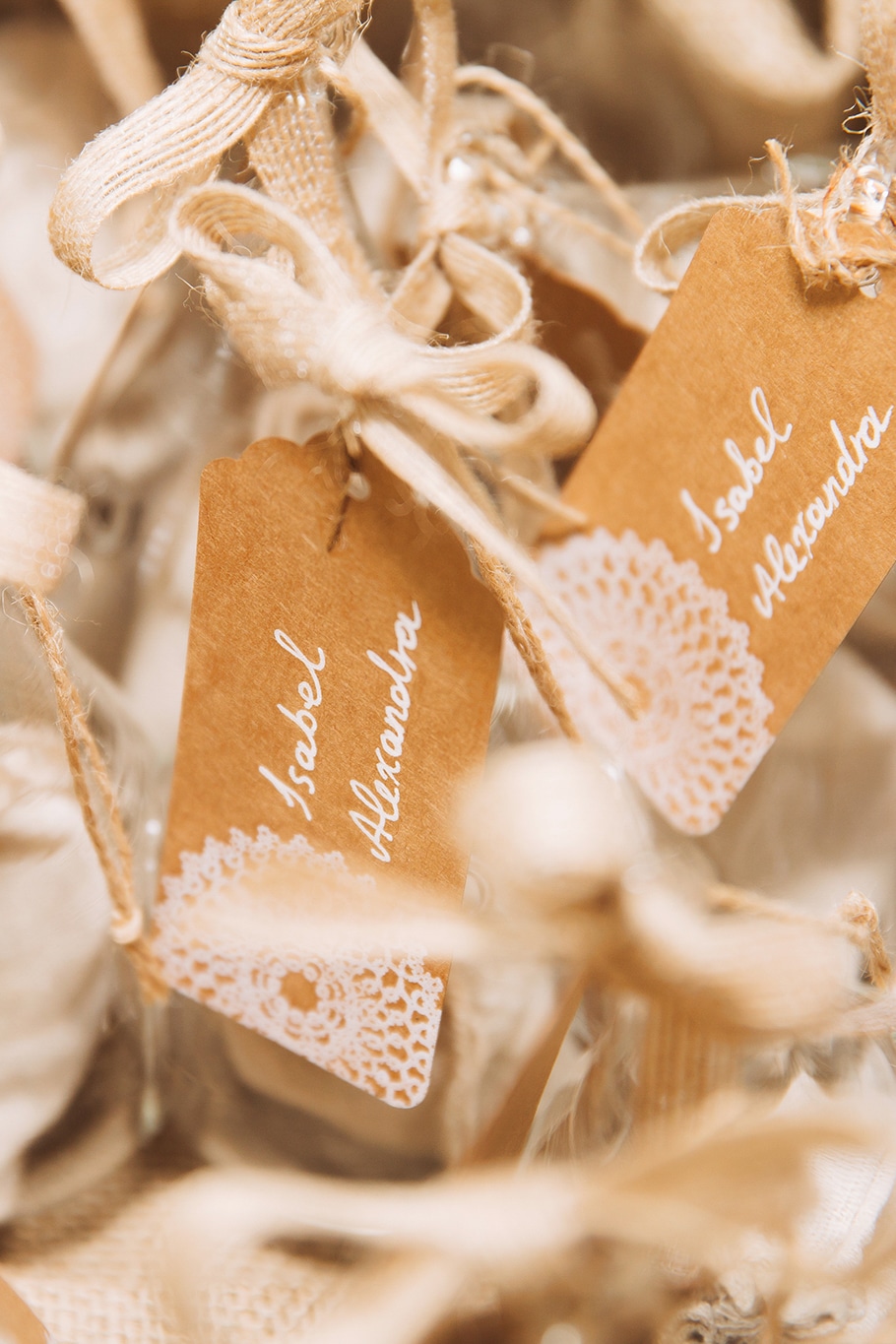 Christening decorations.